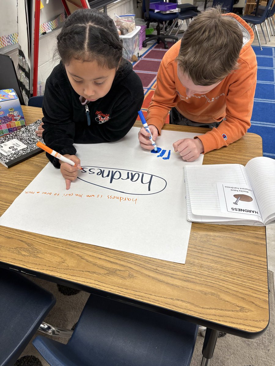 Rmorrison_hasty's tweet image. Defying gravity and elevating excellence! 🚀
Our 3rd graders showed off their science smarts with a word splash to review vocabulary from our Rocks &amp;amp; Soils unit. 

#ScienceStars #VocabularyMatters #RocksAndSoils #DefyingGravity #3rdGradeScientists