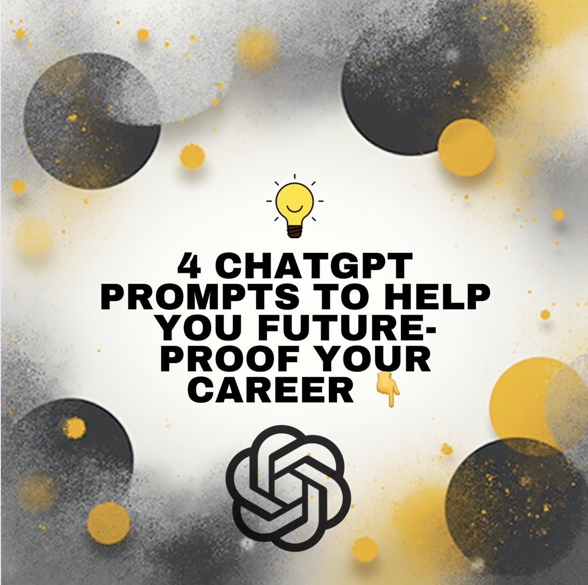 qari_noorullah's tweet image. 4 ChatGPT Prompts To Help You Future-Proof Your Career 

✨ Run it. Save the results. Start building your plan around them👇
#ChatGPT #chatgpt5 #OpenAI #machine_learning #DigitalLearning