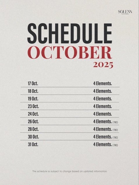 AngelGirlfreen's tweet image. THEIR OCTOBER SCHEDULES
#BeckyEntertainment
#solennEntertainment
#beckysangels #srchafreen