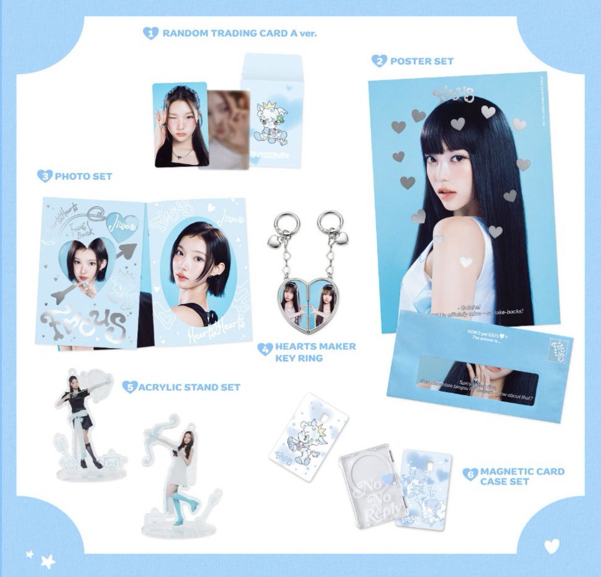 Hearts2Hearts［FOCUS］ 10月20日カムバック✧ アルバムのグッズ Qoo10