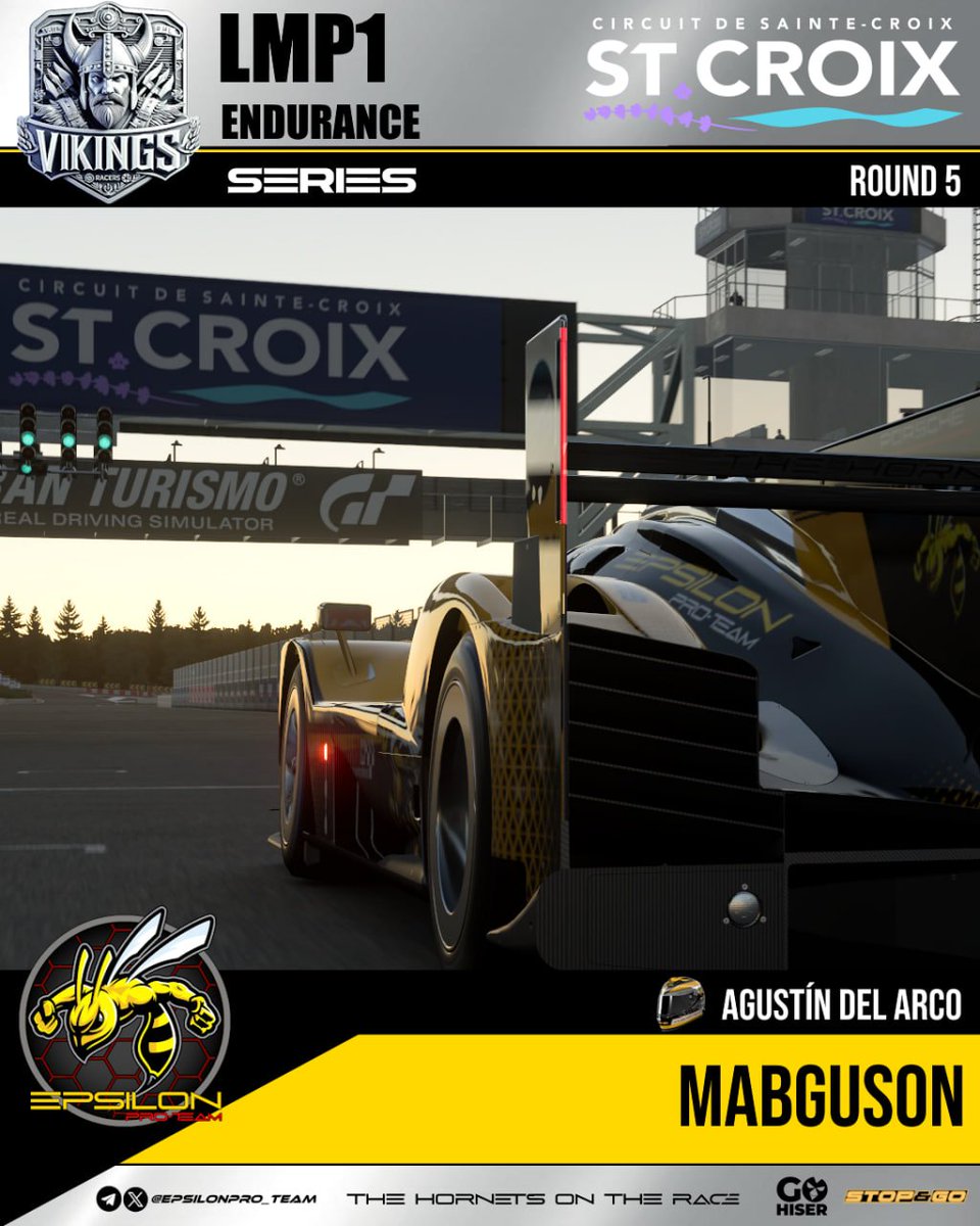 EPSILON Pro-Team (@epsilonpro_team) on Twitter photo Hoy a partir de las 22:00h. y en el canal de twitch de
<a href="/GoHiSer/">G🐣HISER</a>; 5ª Ronda del Campeonato de <a href="/VikingsChonan/">Vikings Racers</a> con los LMP1 desde Saint Croix.
Sale del Avispero con el PORSCHE 919 HYBRID ‘16 y dispuesto a repartir aguijonazos ... <a href="/mabguson/">Agustin del Arco</a> !!!
#gowasp Hoy a partir de las 22:00h. y en el canal de twitch de
<a href="/GoHiSer/">G🐣HISER</a>; 5ª Ronda del Campeonato de <a href="/VikingsChonan/">Vikings Racers</a> con los LMP1 desde Saint Croix.
Sale del Avispero con el PORSCHE 919 HYBRID ‘16 y dispuesto a repartir aguijonazos ... <a href="/mabguson/">Agustin del Arco</a> !!!
#gowasp