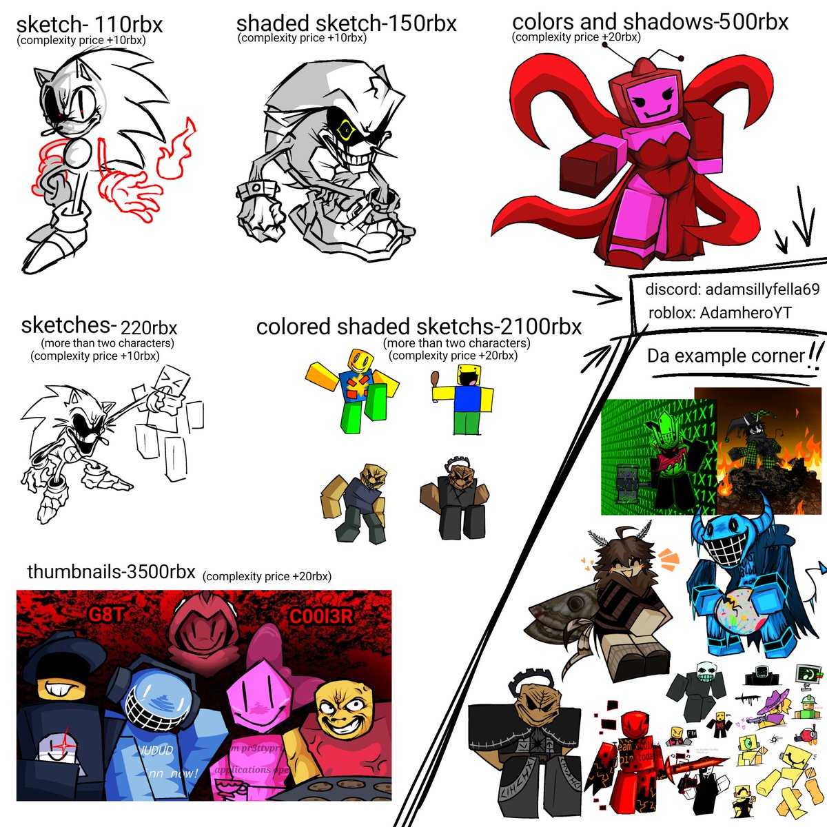 Examples of what im capable of if yall r interested 👀👀👀
