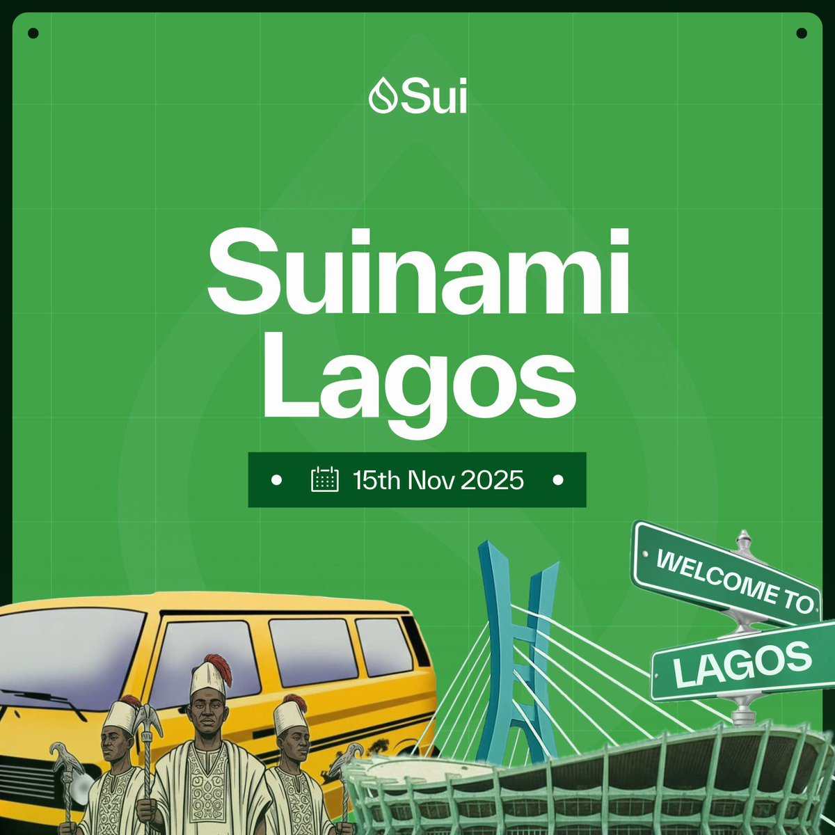 SuiNetworkNG's tweet image. Sui Nigeria’s Biggest Event is coming up.

Register for Suinami Lagos and get ready for the biggest blockchain event of the year.

It’s going to be a showcase of Sui’s eminence, ecosystem projects and local projects. 

If you’re looking to build a career on Sui don’t miss this!…