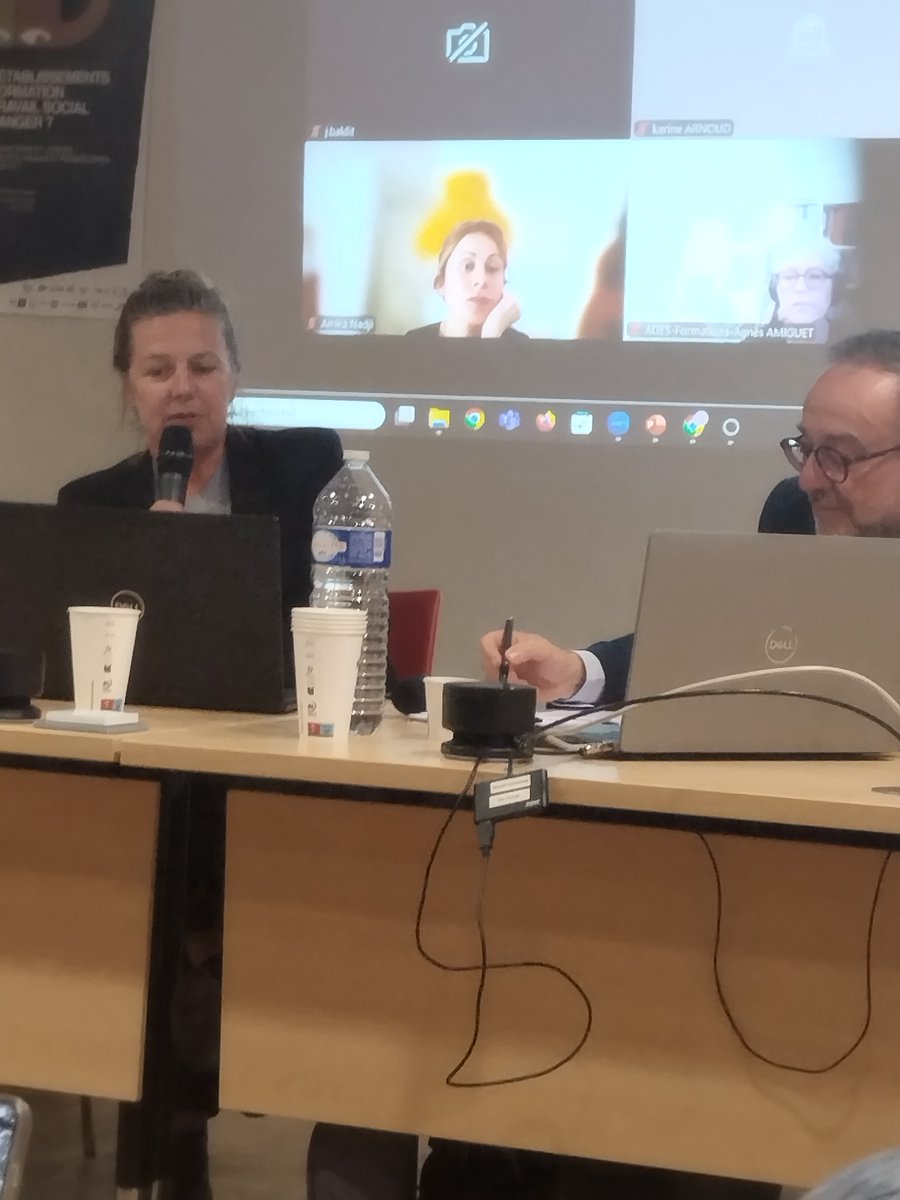 ACOFIS_org's tweet photo. Agathe Petit, Anthropologue et responsable de recherche à lRTS Paca Corse : "il y a un double alignement progressif, l' universitarisation des EFTS, et la professionnalisation des Universités." https://t.co/pPkTpJGDhc