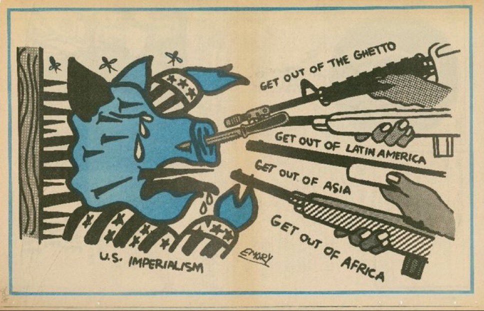 eurydicejones's tweet photo. those who came before us recognized the ghetto as an internal colony (jackson refers to the hood as "the black colony" in blood in my eye) but in 2025 you got antiblack leftists denying the existence of the fourth world outright https://t.co/sWaWc9LQMG