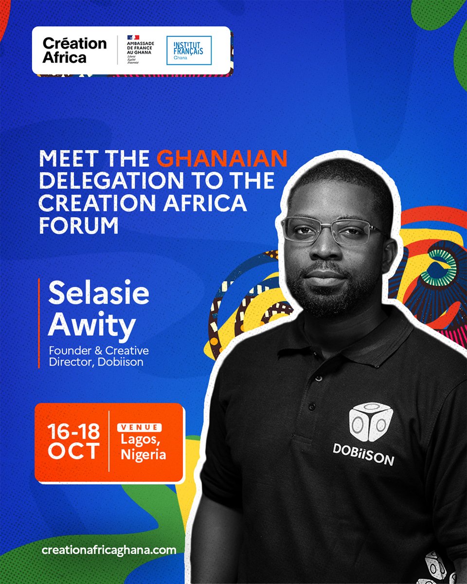 dobiison's tweet photo. DOBIISON is in Lagos!
Representing Ghana’s creative industry at the Creation Africa Forum, showcasing AR/VR expertise on the global stage. @franceandghana

#ForumCreationAfrica2025 #Lagos2025 #CreationAfricaGhana https://t.co/rETWj2cYj4
