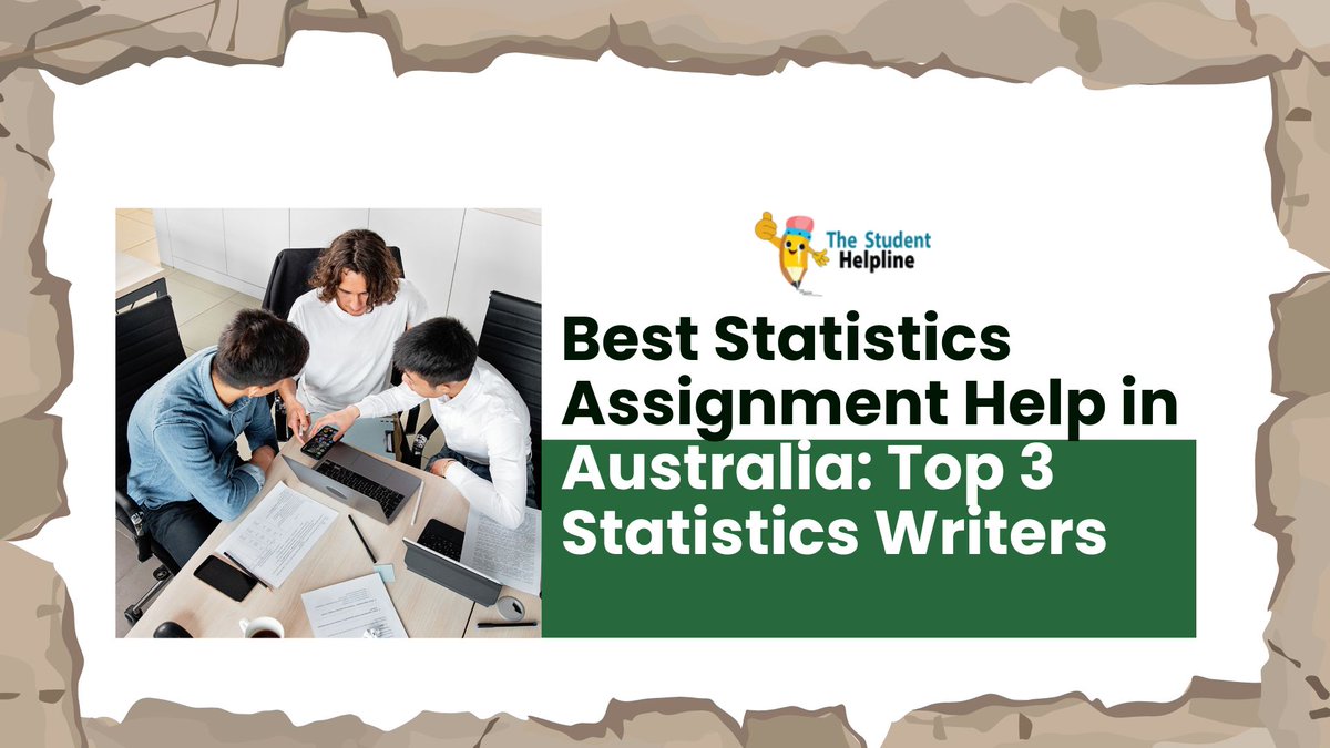 Kristy42823's tweet image. Check out my latest article: Best Statistics Assignment Help in Australia: Top 3 Statistics Writers linkedin.com/pulse/best-sta… via @LinkedIn #StatisticsAssignmentHelp #BestStatisticsHelp #AssignmentHelpAustralia #AcademicSupport #StudentHelpAustralia #TopAssignmentWriters
