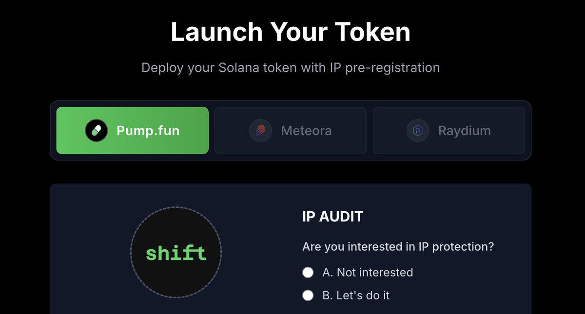 Adding two new launchpads to our launch extension: Meteora and Raydium. 

Creator fees are locked until a certain threshold is reached — these fees are then used for IP registration.

After that, creator fees can be claimed as usual.