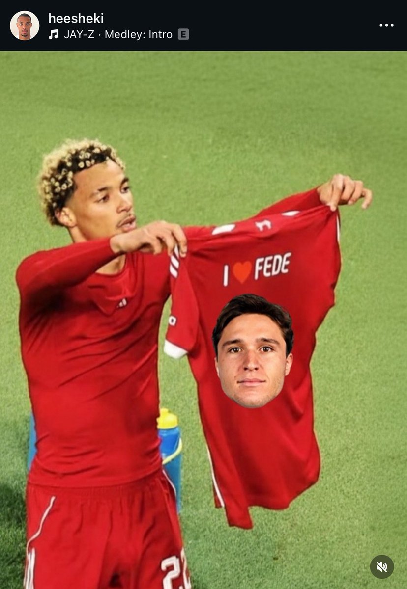 Hugo Ekitike via his second Instagram account 😂❤️