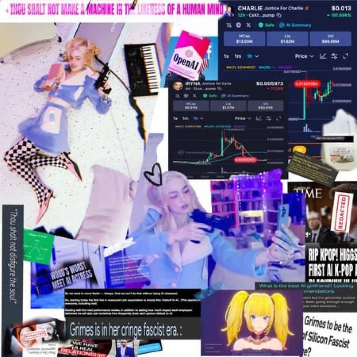 grimesaechive's tweet photo. Grimes new single ‘Artificial Angel’ , tonight🧚‍♀️ https://t.co/eYaUuVrIQr