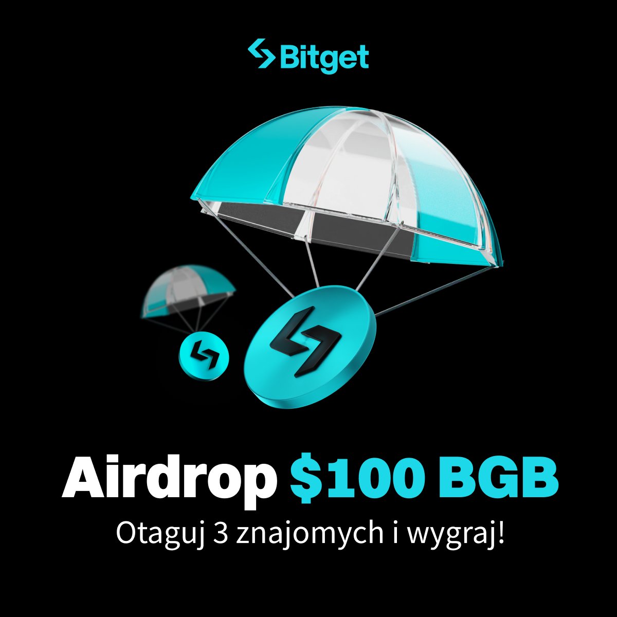 💸 #airdrop $100 $BGB 
💙 Prościej nie było 😋 

Zasady są proste!
✅ Obserwuj <a href="/BitgetPL/">BitgetPL</a>
🔃 Repostuj ten post ➡️ x.com/BitgetPL/statu…
🤸‍♂️ Nie zapomnij otagować 3 znajomych 😜

🎉 Dwie osoby wygrywają po💰 $50 $BGB!
🗓️ Wyniki we wtorek!