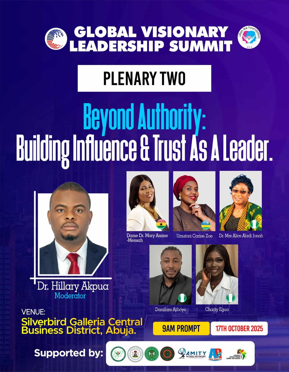thedams_0's tweet photo. I’ll be speaking tomorrow at the Global Visionary Leadership Summit 2025 💡
Topic: “Beyond Authority: Building Influence &amp; Trust as a Leader.”
Join us and be part of the conversation!
#Leadership #GVLS2025 #Trust #Influence https://t.co/NCd4UY2txW