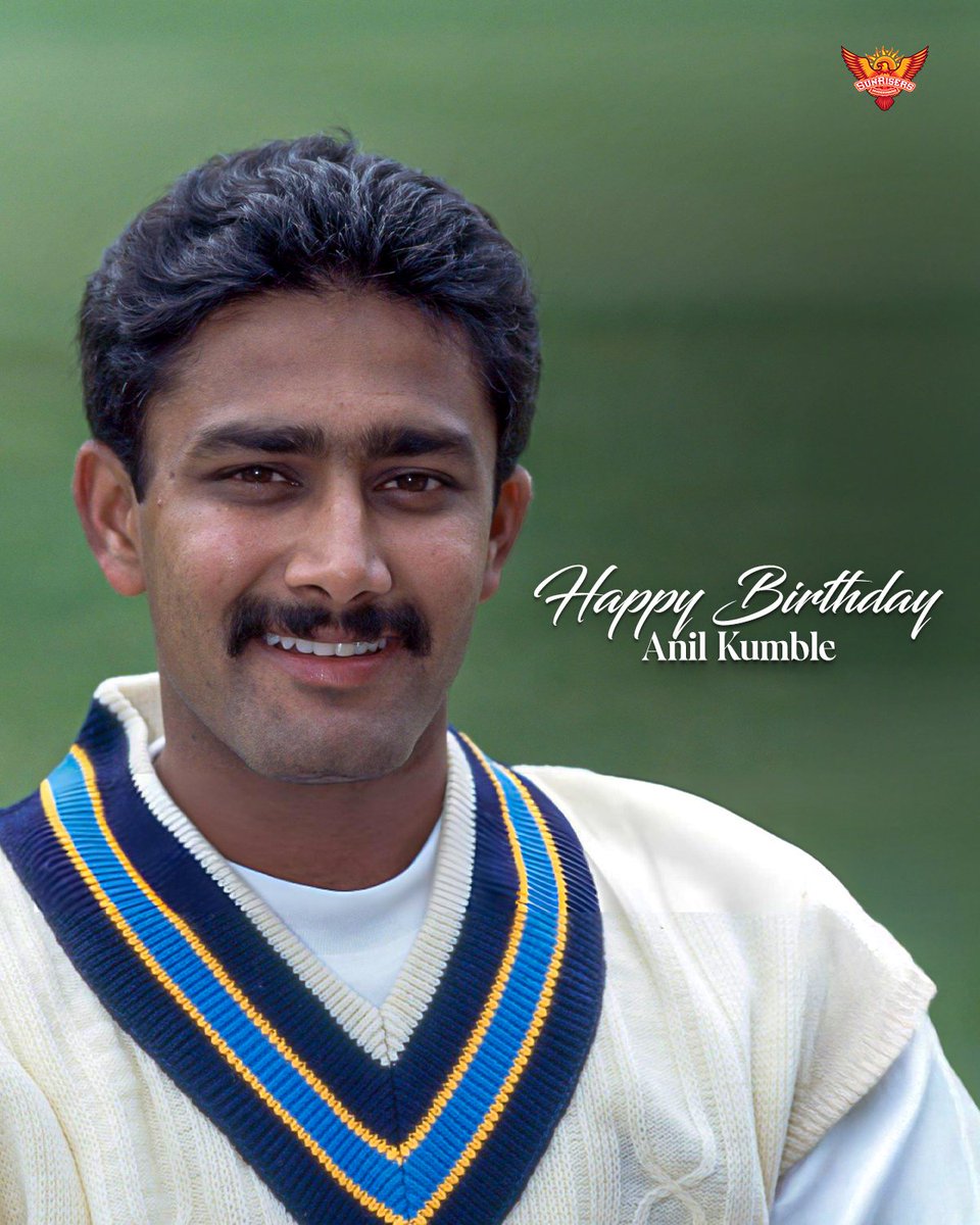 A magician with the ball, a record-holder, and an all-time great! 🫡 

Happy Birthday, Anil Kumble! 🧡🎂

📸: Getty Images