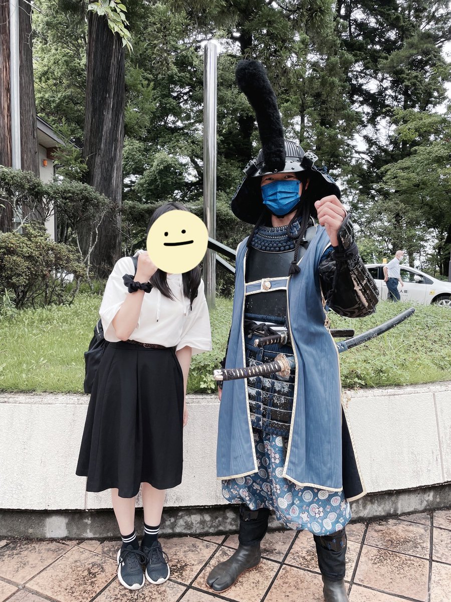 1567Y0U's tweet photo. 成実様は私の青春でした。伊達武将隊の存在を初めて知った時、初めて仙台に��った時、いつも成実様がいらっしゃいました。本当に大好きです。いつまでもどこにいても応援しています。 #伊達成実 様 #伊達武将隊 https://t.co/0TwFYiPXx8