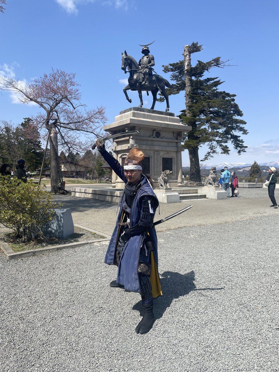 1567Y0U's tweet photo. 成実様は私の青春でした。伊達武将隊の存在を初めて知った時、初めて仙台に��った時、いつも成実様がいらっしゃいました。本当に大好きです。いつまでもどこにいても応援しています。 #伊達成実 様 #伊達武将隊 https://t.co/0TwFYiPXx8