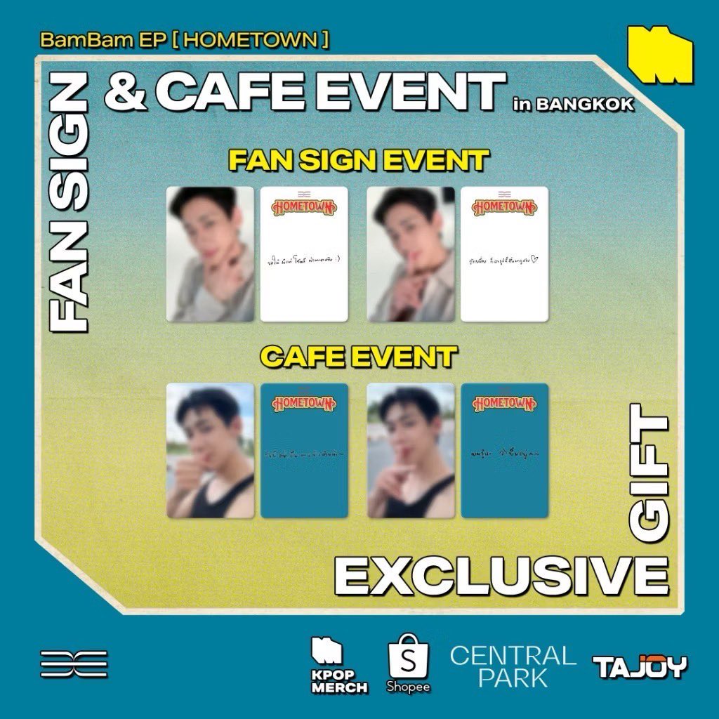 kyktns's tweet photo. ขายอัลบั้ม  𝐁𝐚𝐦𝐁𝐚𝐦 𝐄𝐏 [𝐇𝐎𝐌𝐄𝐓𝐎𝐖𝐍]

🍎 รอบ Fan Sign &amp; Cafe Event 🍎
-อัลบั้มไม่แกะ
-Exclusive Photocard 1 ใบ

⭐️อัลบั้มละ 250.- ส่งฟรี (from 750)⭐️

ใครสนใจ ib มาได้เลยนะคะ ของพร้อมส่งเลยค่ะ
#KPOPMERCH  #BamBam  #HOMETOWN #ตลาดนัดเมนแบม #ตลาดนัดอากาเซ่ https://t.co/cThS5a34hg