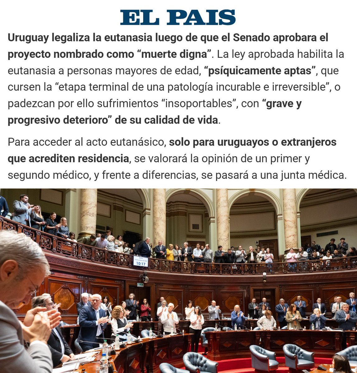 "Muerte Digna":
Porque Uruguay legalizó la eutanasia