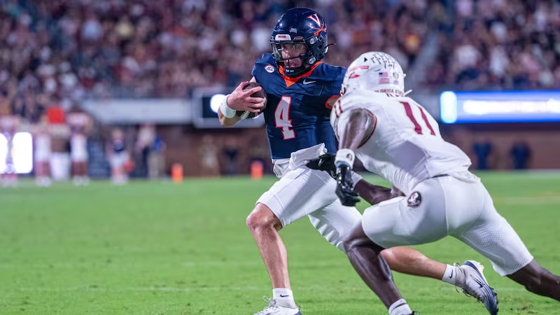 434DefensePod's tweet photo. Anthony Colandrea and UVA are on track for the ultra rare, Transfer Portal Win-Win

AC10 is balling in Vegas and UVA is soaring with Chandler Morris https://t.co/xN9hwvAMTc