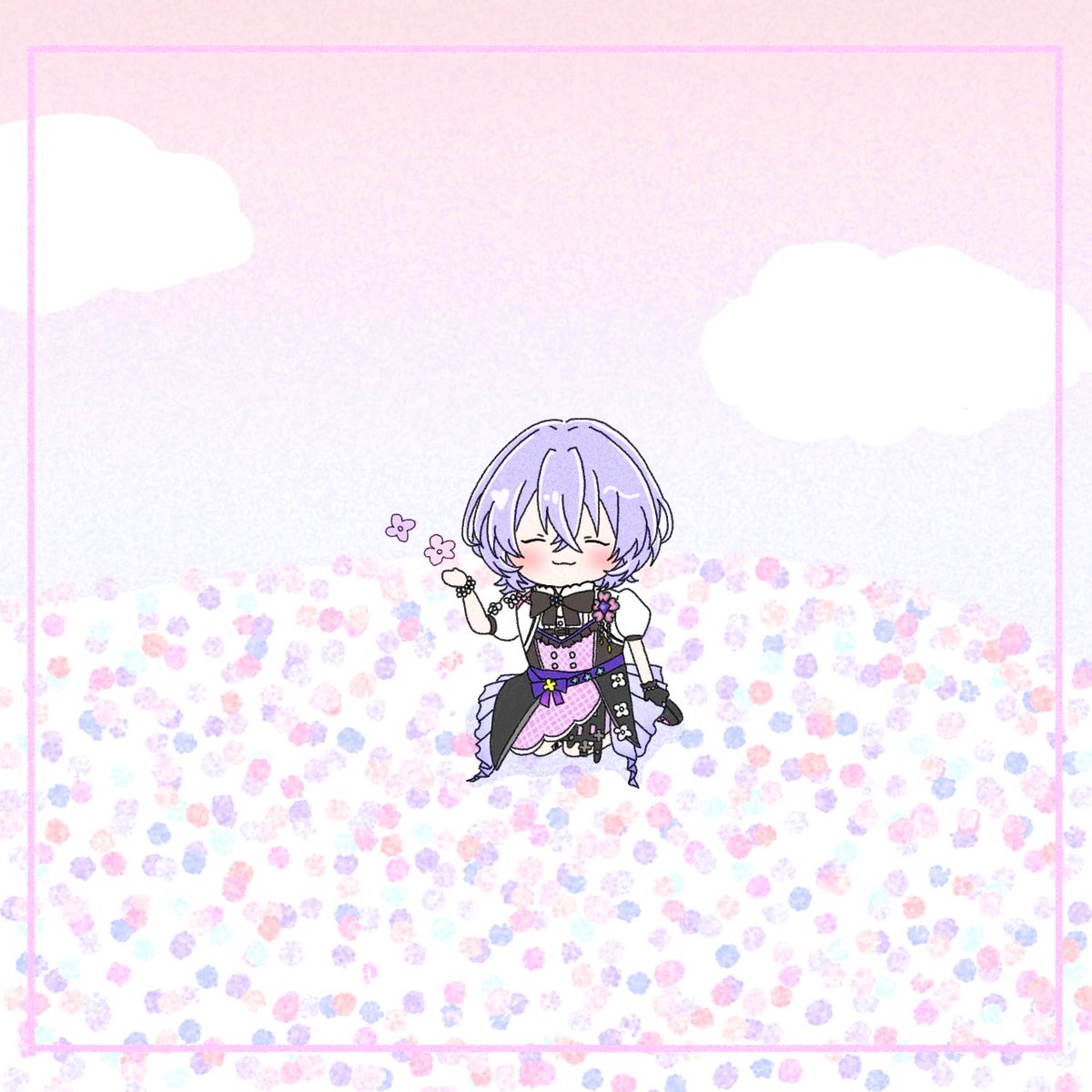 お花畑の夢を見て…🌼🦄💭