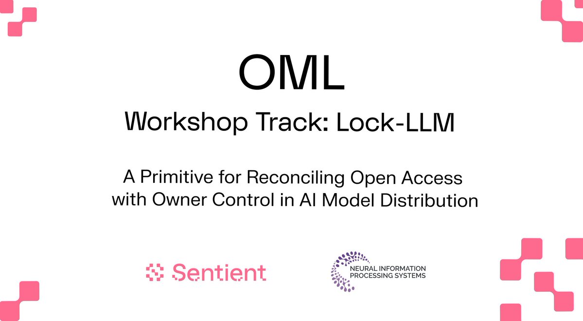 0x_zachh's tweet image. Introducing OML: Open, Monetizable, Loyal
This isn't just new terminology, it looks like a direct answer to the biggest problem for people who build and share models openly
What Makes OML a Potential Game Changer?
-Open: Great for research, community, and rapid innovation.…