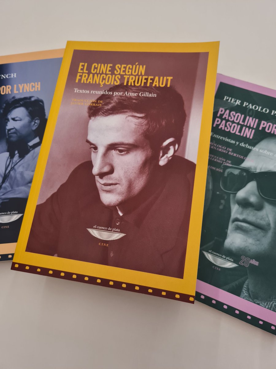 libreriadeldore's tweet photo. Godard, Truffaut, Lynch, Pasolini... magnífica colección la que está creando @elcuencodeplata https://t.co/TW6WmBRMyl