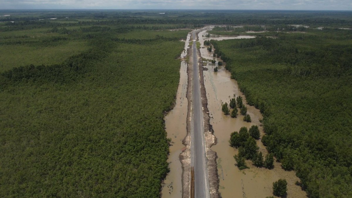 Ongoing Construction Of Nembe- Brass Road, Bayelsa State 🇳🇬