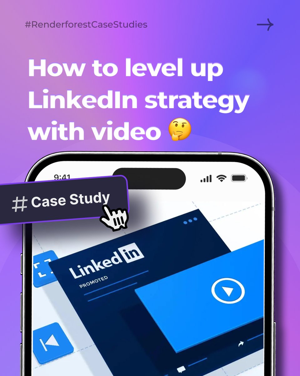 renderforestcom's tweet image. Even the best insights can get lost in a crowded LinkedIn feed ✨ Mauna, a LinkedIn creator, needed to make videos faster and engaging. Then she found Renderforest 🚀

With AI Video Generator, she turned scripts into polished, engaging videos in minutes.

#Renderforest #AIVideo