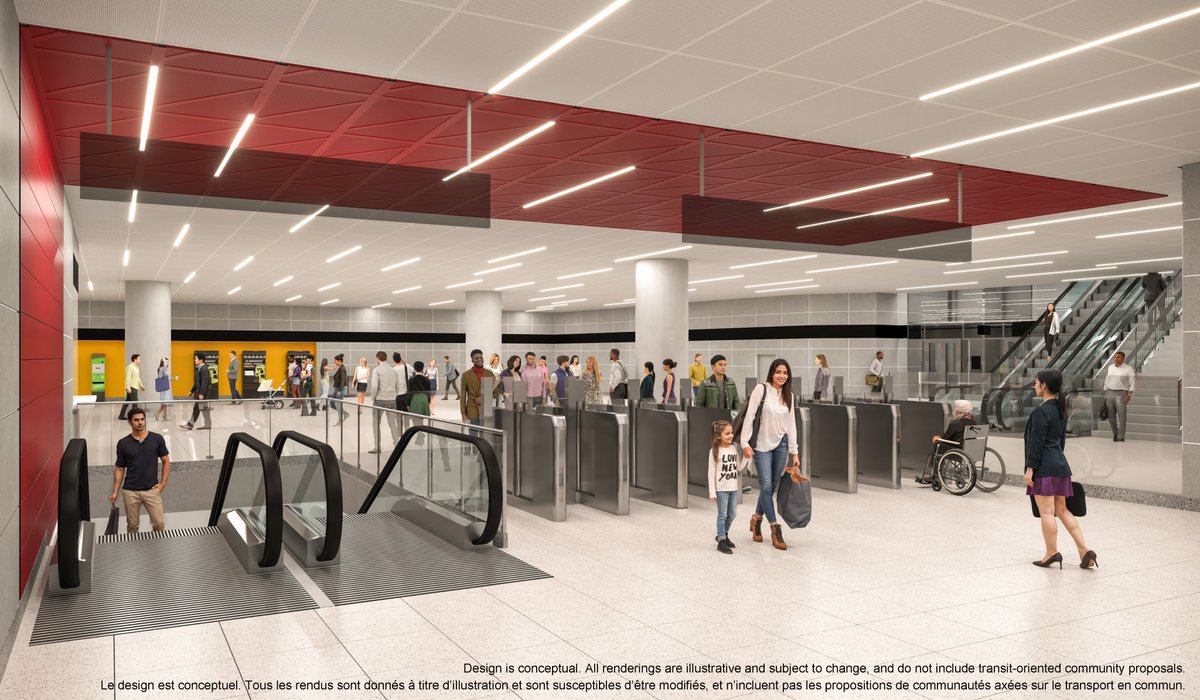 PrabSarkaria's tweet image. 📣Excited to give this first look of the new station designs for the Yonge North Subway Extension!

The extension will bring #TTC Line 1 approximately 8km north from Finch Station into York, with 5 new stations in Toronto, Vaughan, Markham and Richmond Hill.