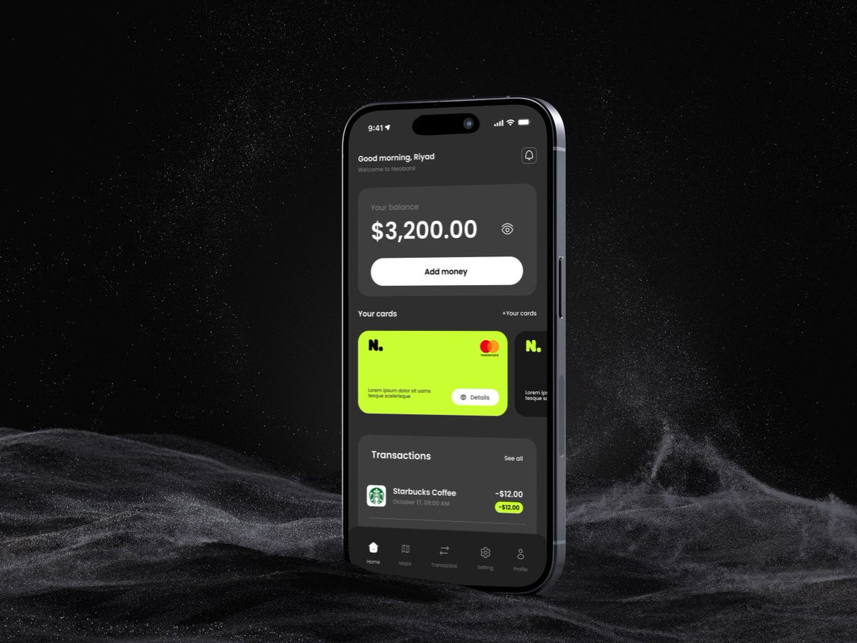 Riyad_Desiner's tweet image. New #UI_UX Design

let me share one of my latest designs for a financial #app interface.

I focused on:
-Creating a seamless and simple #user_experience.
-Designing a modern interface with colors that inspire trust and professionalism
-Adding #visual touches to bring a human feel