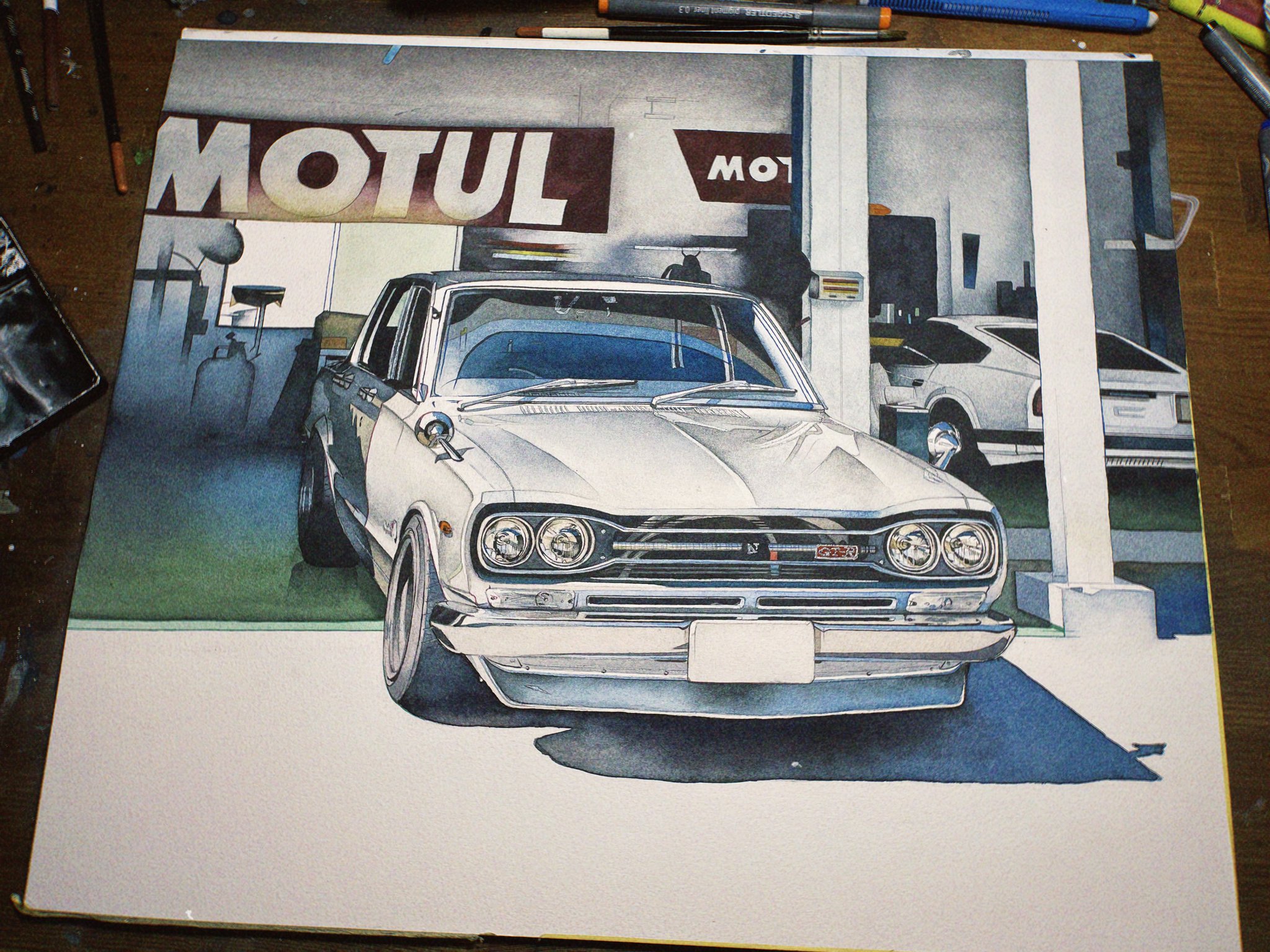 自作で描きました コサカダイキ｜イラストレーター on X: 