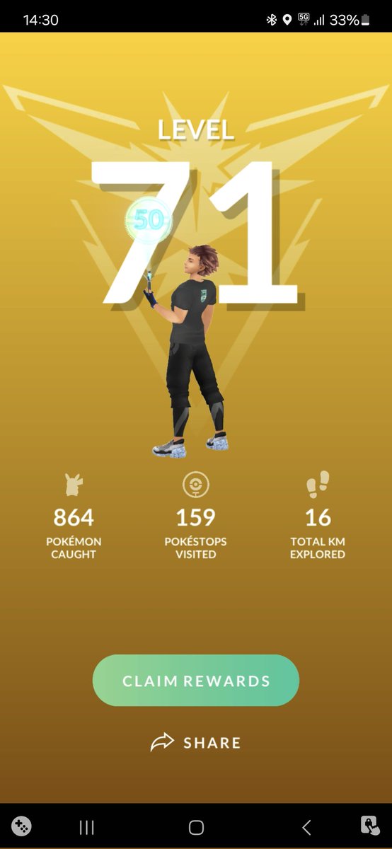 Level 71! #PokemonGoLevel80