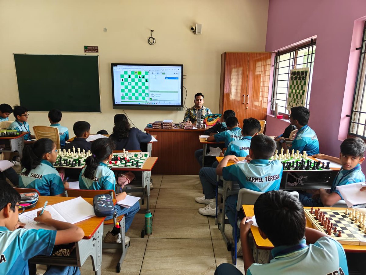 Rookmate64's tweet image. Building Grandmasters, one move at a time. ♟
Join Rook Mate Chess Academy — where passion meets precision.

🔗 Visit rookmate.co.in to enroll today!
.
.
#ChessCoaching #RookMateAcademy #ChessLearning #FutureChampions