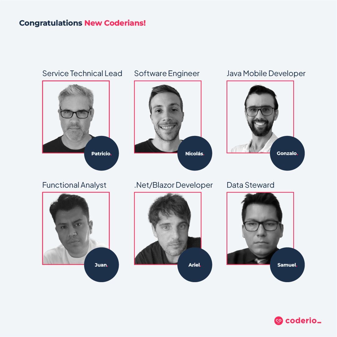 coderio_'s tweet image. ✨ We’re beyond excited to welcome incredible new talents from around the globe to our ever-expanding Coderio team! We’re building a diverse, global community united by creativity, collaboration, and purpose #Welcome aboard, new Coderians! #Coderio #WeLoveRemote #talent