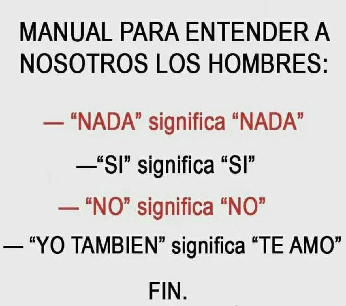 Entiendiendo a los hombres 🚹 🤭