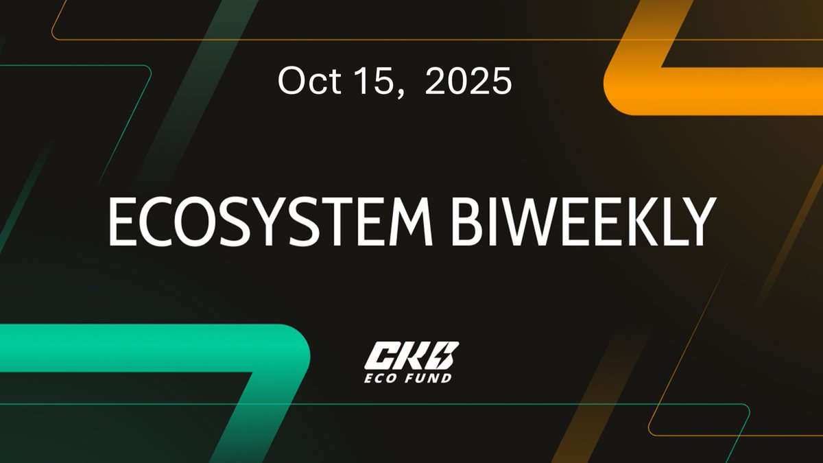 CKBEcoFund's tweet image. CKB Ecosystem Biweekly #5
Hello CKB builders! It&apos;s time for our latest biweekly update. The ecosystem continues to grow with significant advancements across core infrastructure, developer tooling, and innovative Web5 applications.

Here’s a summary of the latest progress:…