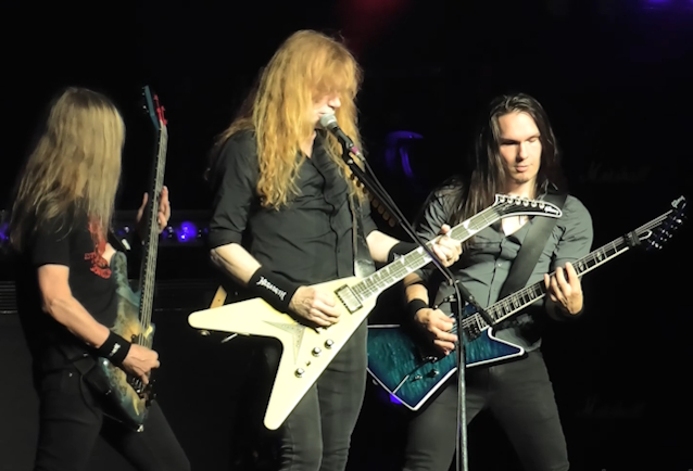 BLABBERMOUTHNET's tweet image. DAVE MUSTAINE Admits He Was 'A Little Nervous' About Playing MEGADETH's New Single 'Tipping Point' Live For First Time blabbermouth.net/news/dave-must…