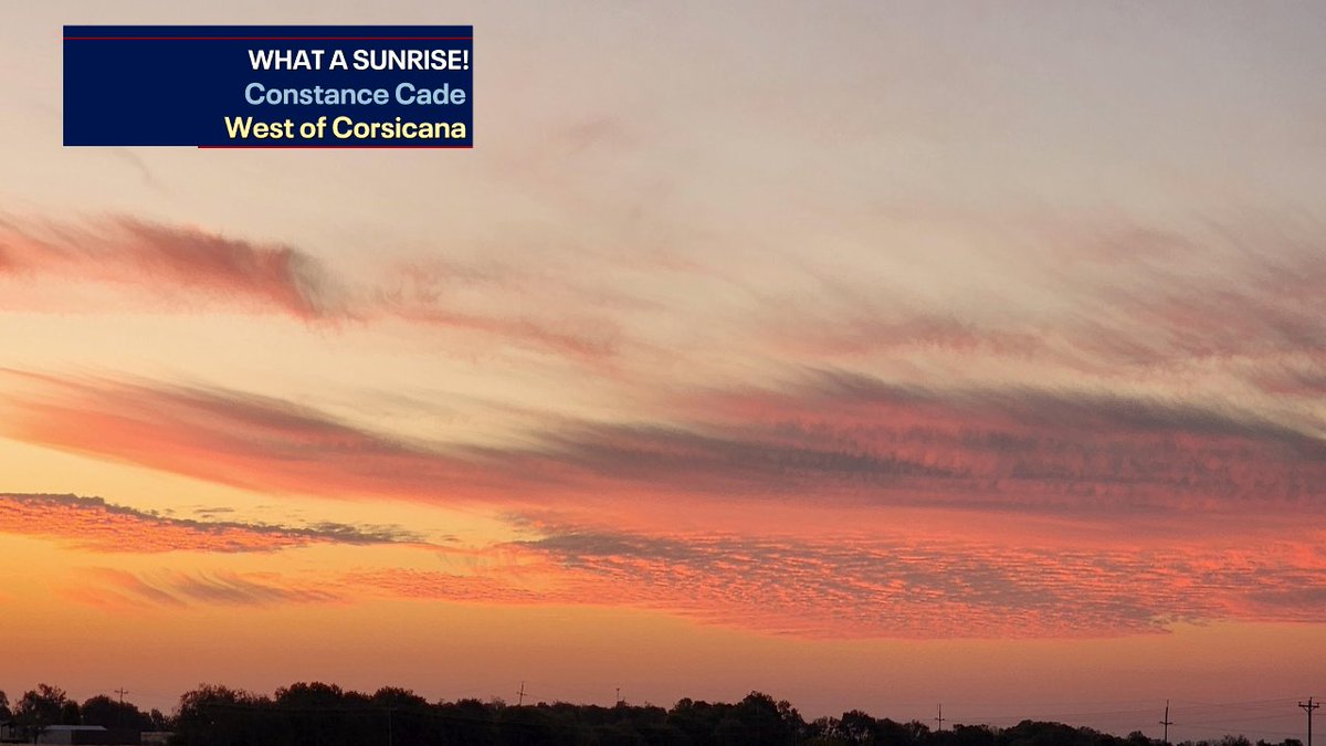 Such a beautiful sunrise today!
