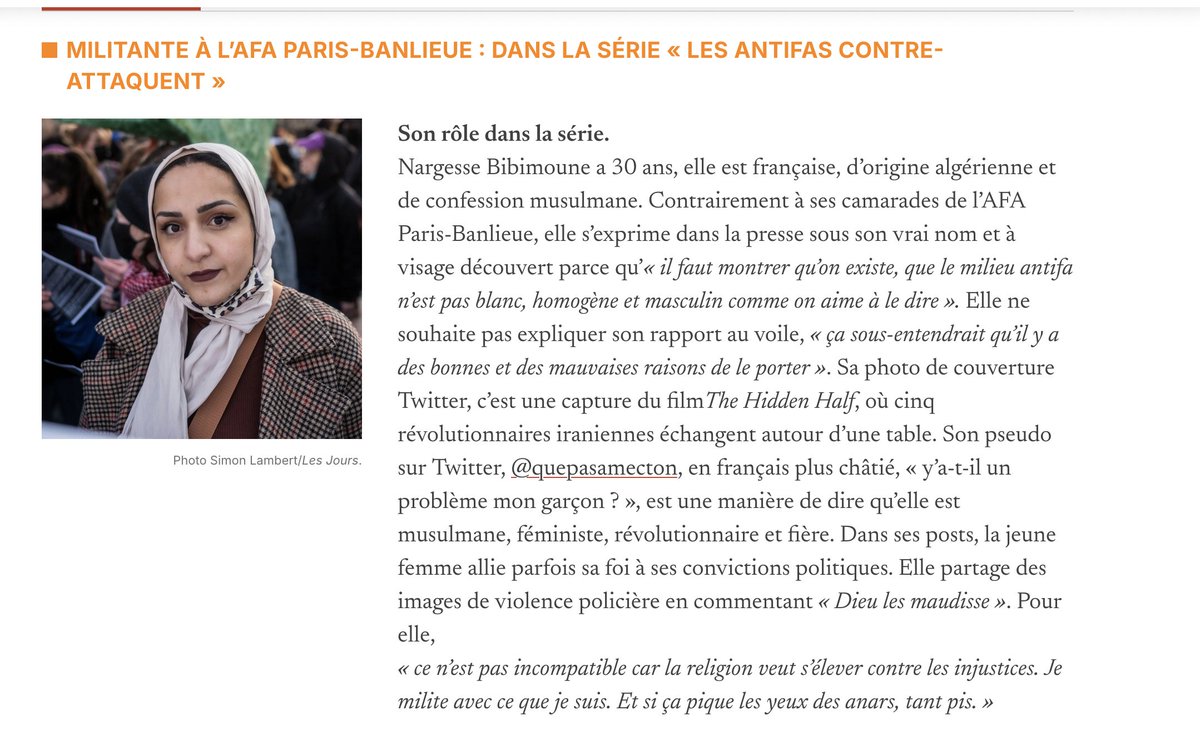 Jugé Coupable (@jcoupable) on Twitter photo « mais qu’Allah anéantisse la <a href="/GroupeSNCF/">Groupe SNCF</a> »
Des propos tenus par une enseignante de l’éducation nationale : Nargesse Bibimoune .
Une question s'impose <a href="/education_gouv/">Ministère Éducation nationale</a> , que fait cette enseignante plus que controversée au sein de l'éducation nationale ?
<a href="/datirachida/">Rachida Dati ن</a> <a href="/GDarmanin/">Gérald DARMANIN</a> « mais qu’Allah anéantisse la <a href="/GroupeSNCF/">Groupe SNCF</a> »
Des propos tenus par une enseignante de l’éducation nationale : Nargesse Bibimoune .
Une question s'impose <a href="/education_gouv/">Ministère Éducation nationale</a> , que fait cette enseignante plus que controversée au sein de l'éducation nationale ?
<a href="/datirachida/">Rachida Dati ن</a> <a href="/GDarmanin/">Gérald DARMANIN</a>