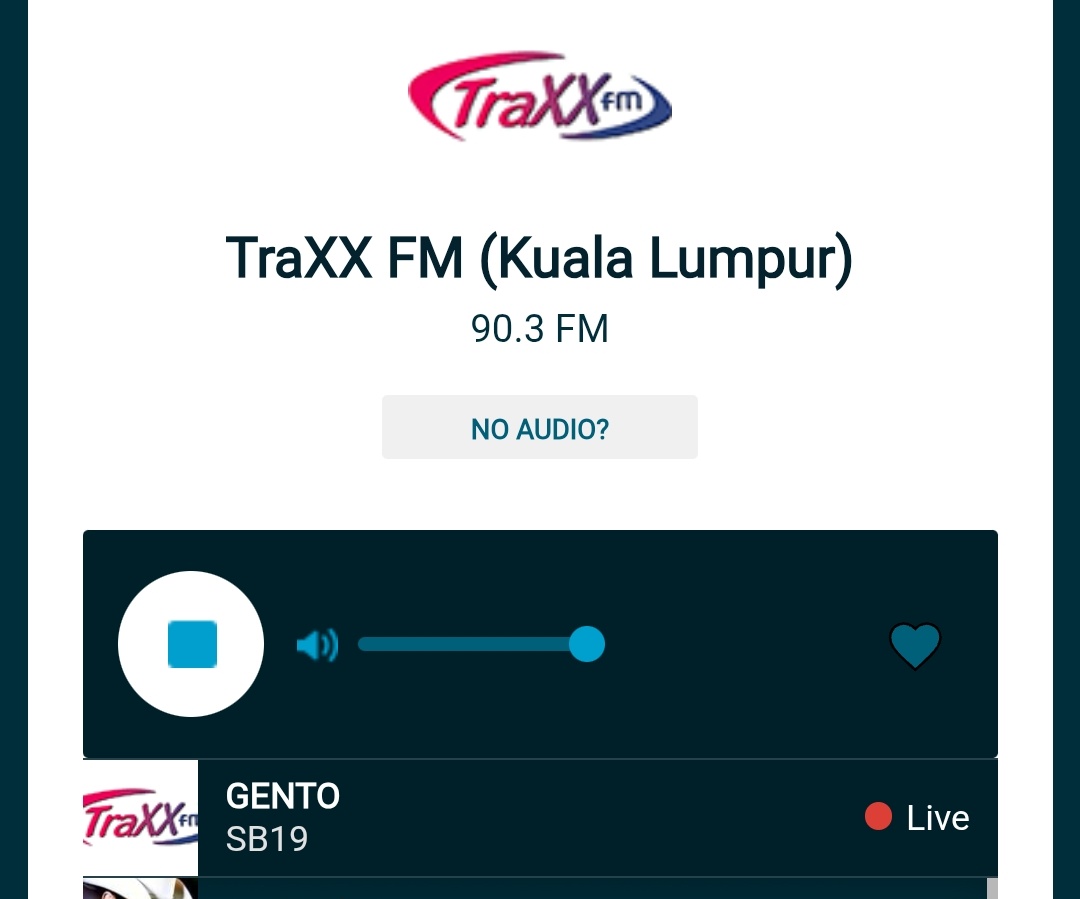 SB19AtinMLY's tweet image. Yay.. now playing#GENTO 
Thank you @radiogreenman

@SB19Official  #SB19