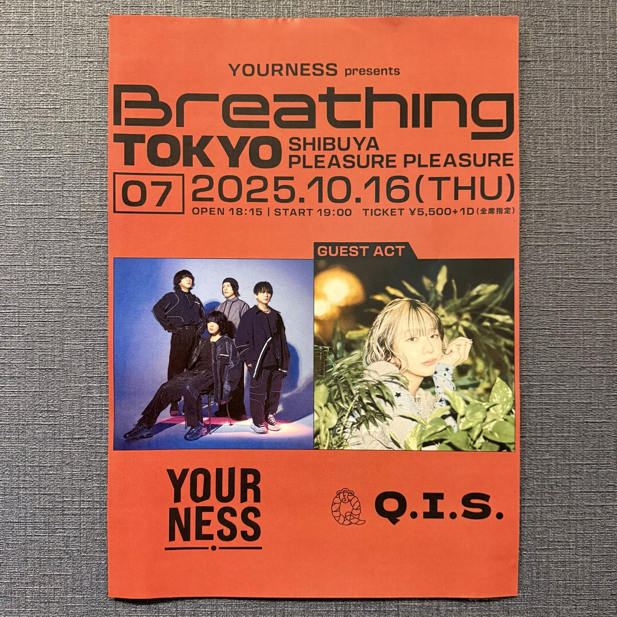 baschee_msg's tweet image. ついに定期公演#7！久しぶりのBathroom、嬉しかったなぁ
ゆうほちゃんは前身から知っていたけどQ.I.S.として聴くのは初めてでとっても痺れました。沼の予感。
（個人的に）最後と思うと寂しくて堪らないけど、ずっと大好きです、って改めて伝えたい夜でした。届いてるといいな。
#ユアネス
#Breathing