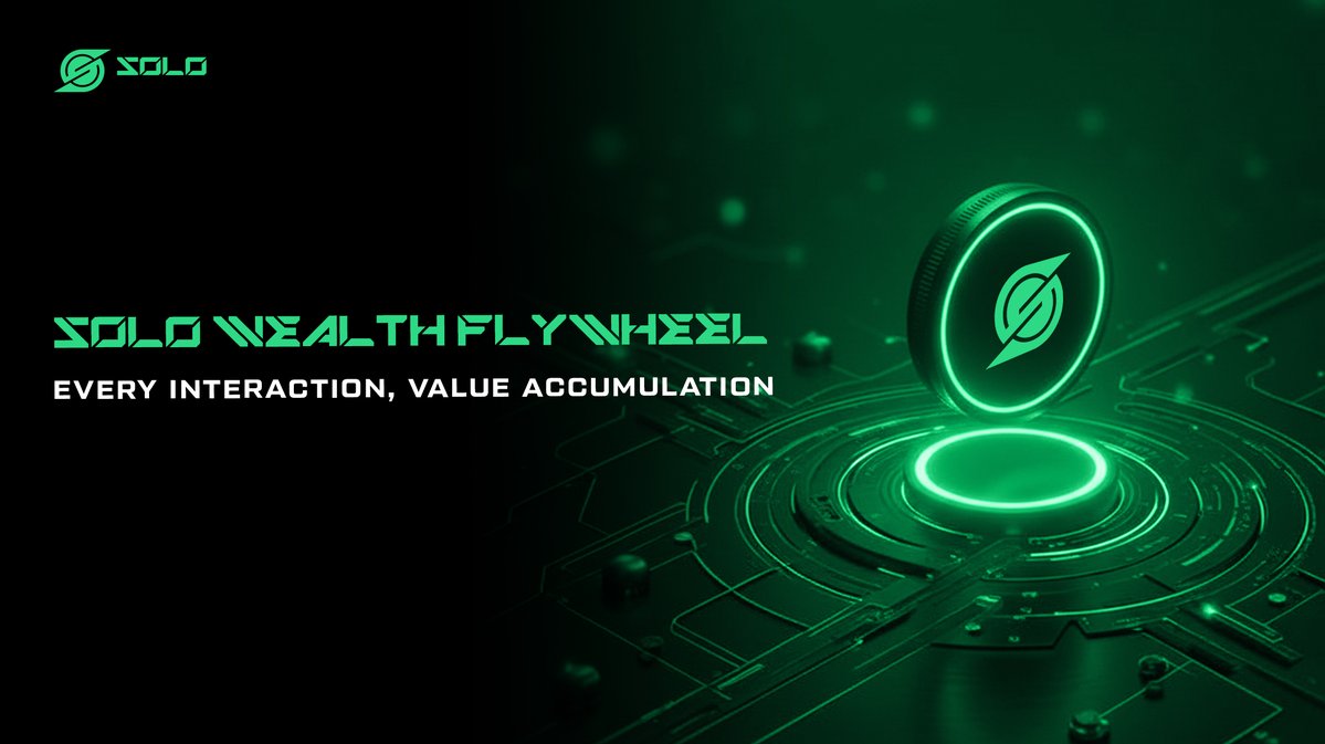 The wealth formula has been cracked. 🤯 
This isn't just another game. This is SOLO—the first true WEALTH ENGINE. 

We pioneered the ultimate flywheel fusing GameFi x AssetFi, turning gameplay directly into asset growth. Join the SOLO revolution now! 🔥 

#SOLO #Soloverse #GameFi