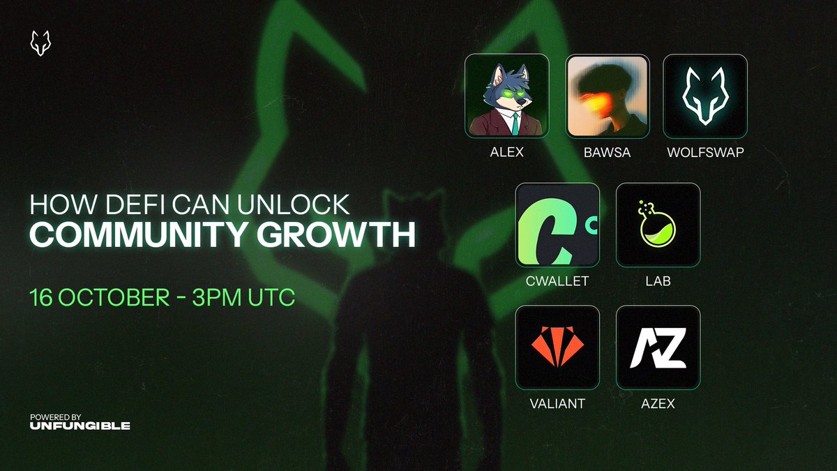 axldefi's tweet image. How can DeFi projects grow their community?
Let’s find out today in an amazing space cohosted by @BawsaXBT with amazing guests: @CwalletOfficial @azex_io @LABtrade_ @ValiantTrade
Set your reminder in first comment 💪