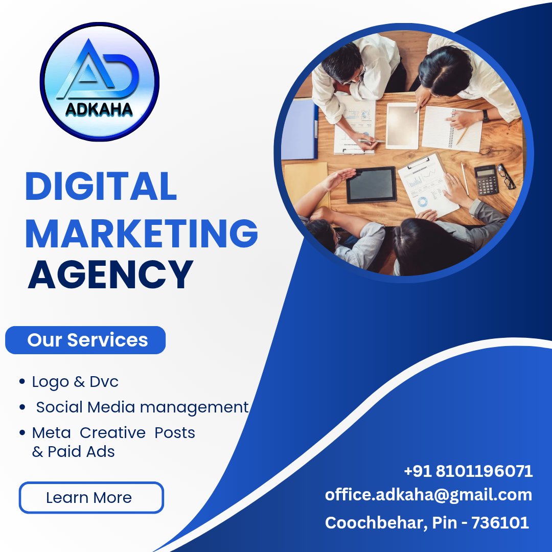 ADKAHA736's tweet photo. Your brand deserves to be seen.  
From logos to paid ads we craft, manage, and grow your digital presence.  Let’s build something bold together.  

📞 +91 8101196071  
📧 office.adkaha@gmail.com  
📍 Coochbehar, Pin - 736101  

#DigitalMarketing #BrandingExperts #MetaAds #Social https://t.co/b09XDshl6f
