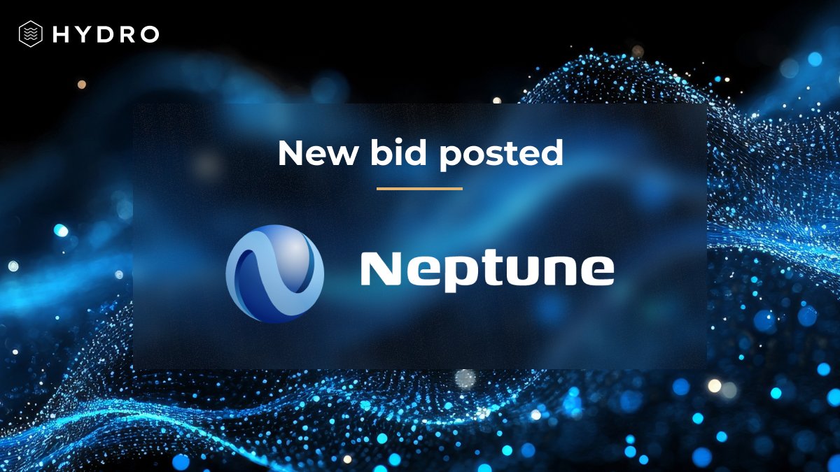The <a href="/neptune_finance/">Neptune Finance</a> team has placed a bid in round 12 🌊

They want to deploy liquidity into Neptune’s ATOM lending pool on <a href="/injective/">Injective 🥷</a>

If you’ve locked some ATOM into Hydro, you can vote for this bid and earn USDC on top of your ATOM staking rewards