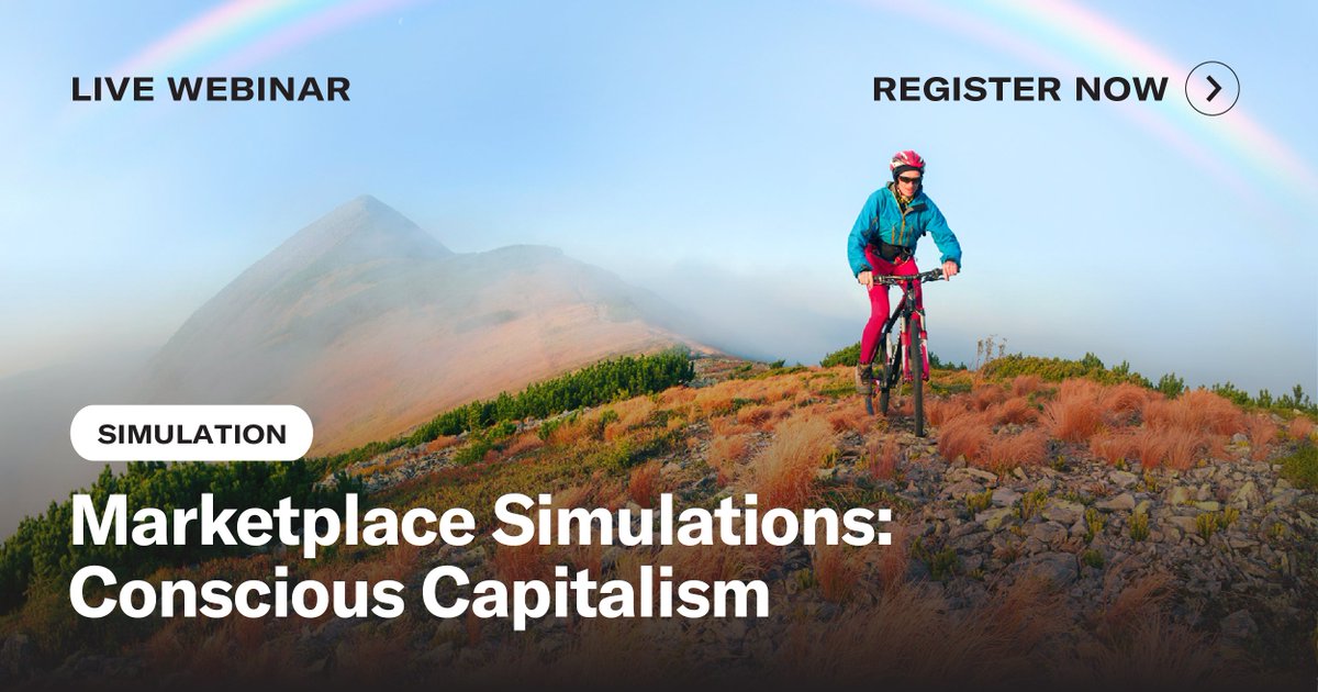 Harvard Business Publishing Education (@harvardbizedu) on Twitter photo Interested in getting best practices for teaching with the best-selling Conscious Capitalism #simulation?
Join this free #webinar led by simulation author Ernest Cadotte of <a href="/MarketplaceSims/">Marketplace Sims</a> on Tuesday, October 21 at 12pm ET.
Register now: he.hbsp.harvard.edu/202510-market-… Interested in getting best practices for teaching with the best-selling Conscious Capitalism #simulation?
Join this free #webinar led by simulation author Ernest Cadotte of <a href="/MarketplaceSims/">Marketplace Sims</a> on Tuesday, October 21 at 12pm ET.
Register now: he.hbsp.harvard.edu/202510-market-…