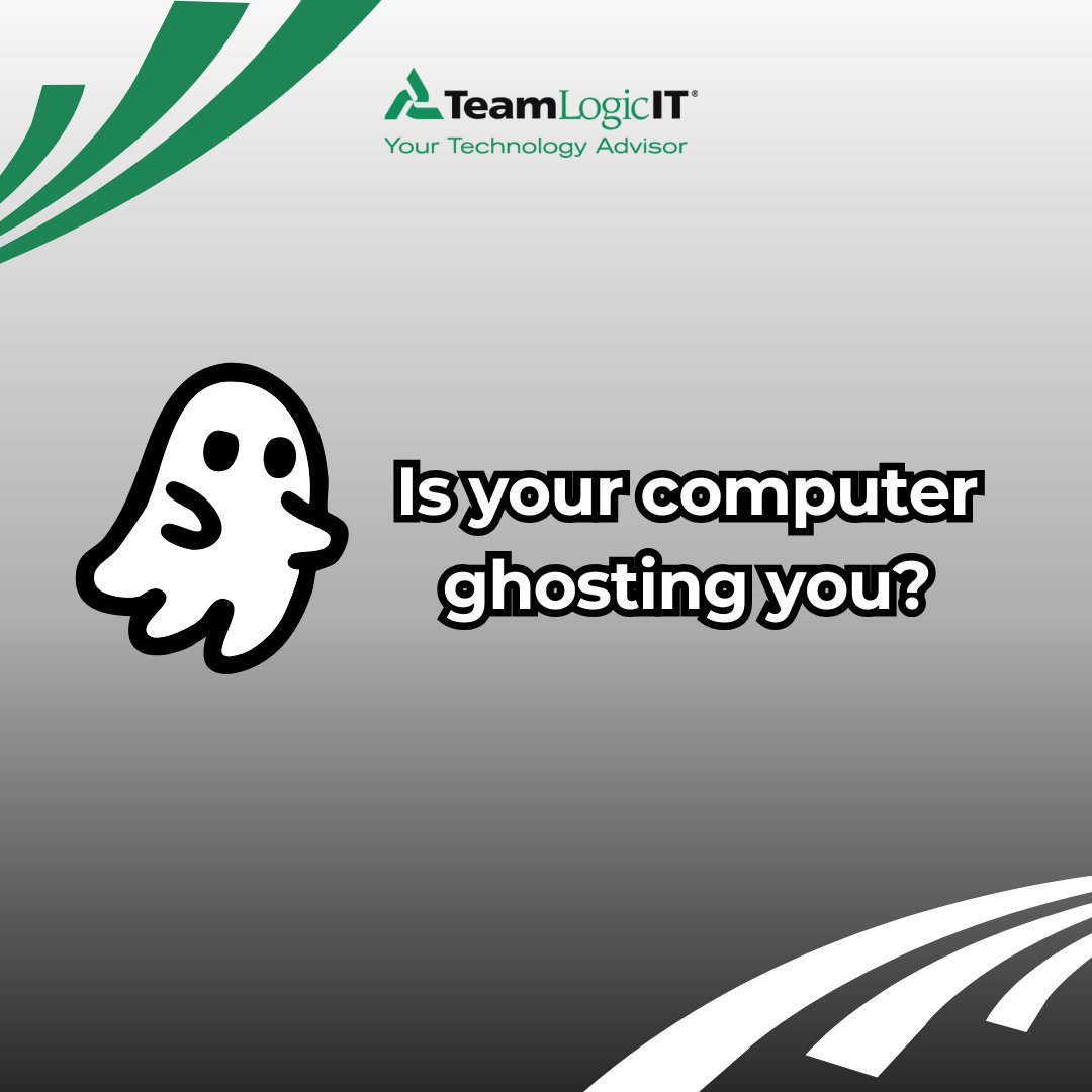 TeamLogicITOKC's tweet image. Freezes. Lags. Apps that vanish mid-task.
If your computer has gone full ghost mode this October, it's overdue for some TLC.
Let's banish the bugs 🕷️and bring your systems back to life.
#HauntedTech #ITSupport #TechProblems #MSPLife #msp #okc #b2b #FixYourTech #SmoothSystems