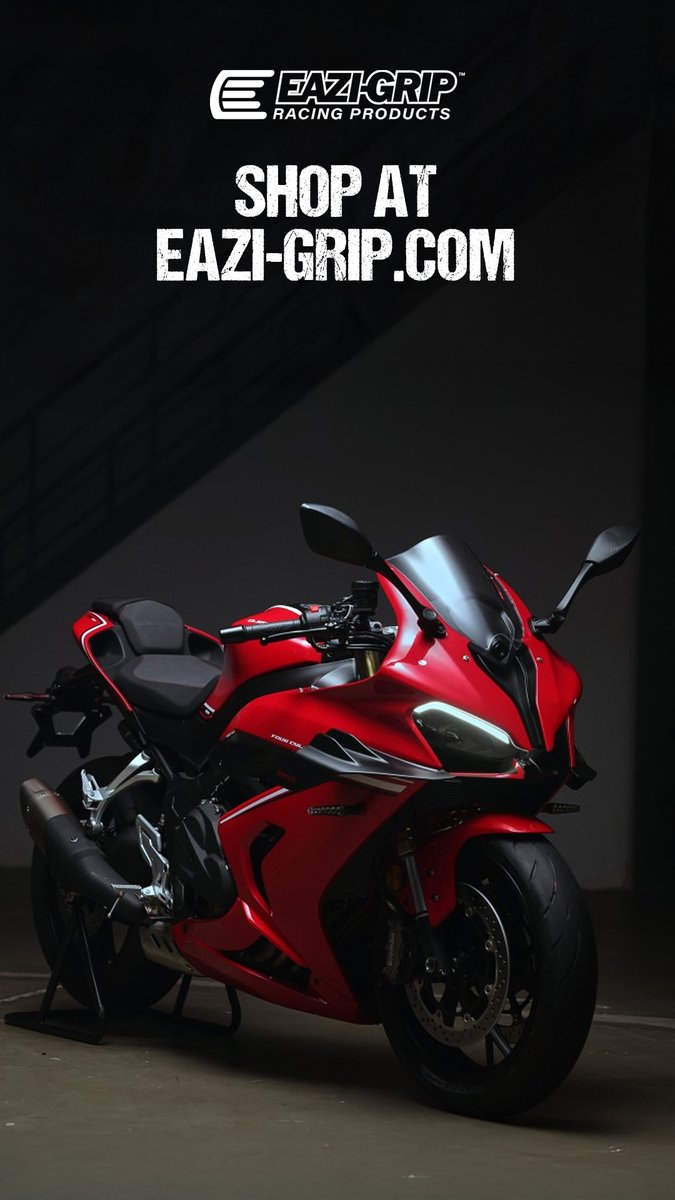 The QJMotor SRK 800 RR is a WorldSSP bike for the road at great value.
Marzocchi suspension, Brembo brakes &amp; light alloy wheels are standard.
Our Tank Grips allow you to make the most of its handling, while our Dash Protector will keep your screen clear.
eazi-grip.com/?s=qjmotor&pos…