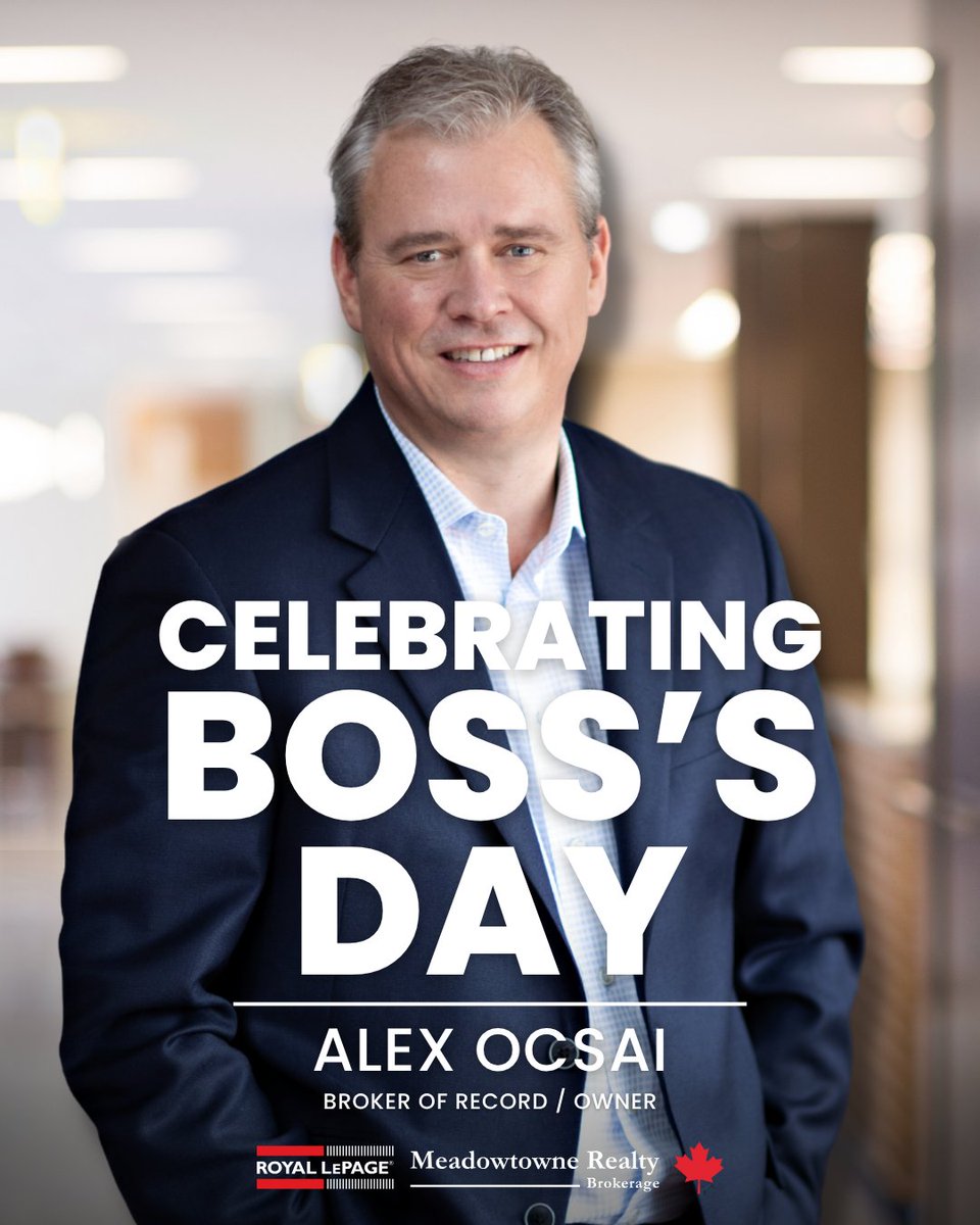 Happy National Boss’s Day! Today, we celebrate Alex Ocsai for his leadership, dedication, and support. Alex, your vision and drive inspire our Meadowtowne family to keep growing and achieving more each day. Thank you for all that you do!