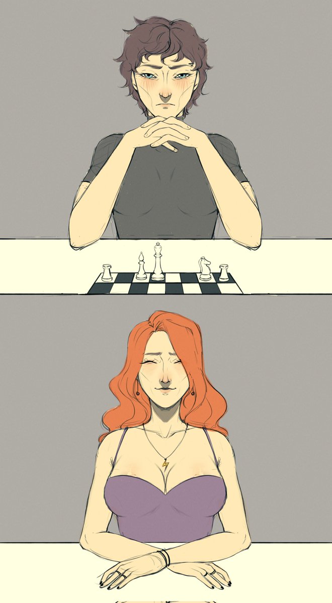 Инга знает, что Серафима пиздит у нее фигуры пока она не видит, но не может этого доказать потому что тогда придется признаться, что она пялится на необъятную душу Разумовской 
(Серафима в курсе и активно этим пользуется)

#разгром #мги #мгчд #чд