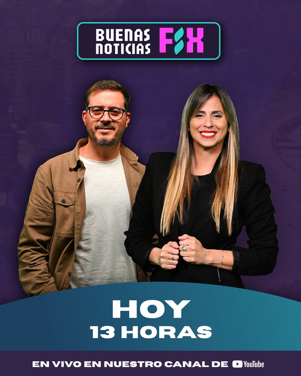 FIX Entertainment (@somosfix) on Twitter photo 📺 ¡HOY EN VIVO! BUENAS NOTICIAS
Con <a href="/SebasGiovanelli/">Sebas Giovanelli</a> - <a href="/analiamaty/">Ana Matyszczyk</a> - <a href="/sofiadul/">Sofía Dulcini</a>
🗞️ Toda la actualidad, lo más importante del día y las mejores historias, contadas por quienes más saben.
👉 Suscribite a nuestro canal de YouTube
▶️ youtube.com/watch?v=cZ5wF-… 📺 ¡HOY EN VIVO! BUENAS NOTICIAS
Con <a href="/SebasGiovanelli/">Sebas Giovanelli</a> - <a href="/analiamaty/">Ana Matyszczyk</a> - <a href="/sofiadul/">Sofía Dulcini</a>
🗞️ Toda la actualidad, lo más importante del día y las mejores historias, contadas por quienes más saben.
👉 Suscribite a nuestro canal de YouTube
▶️ youtube.com/watch?v=cZ5wF-…